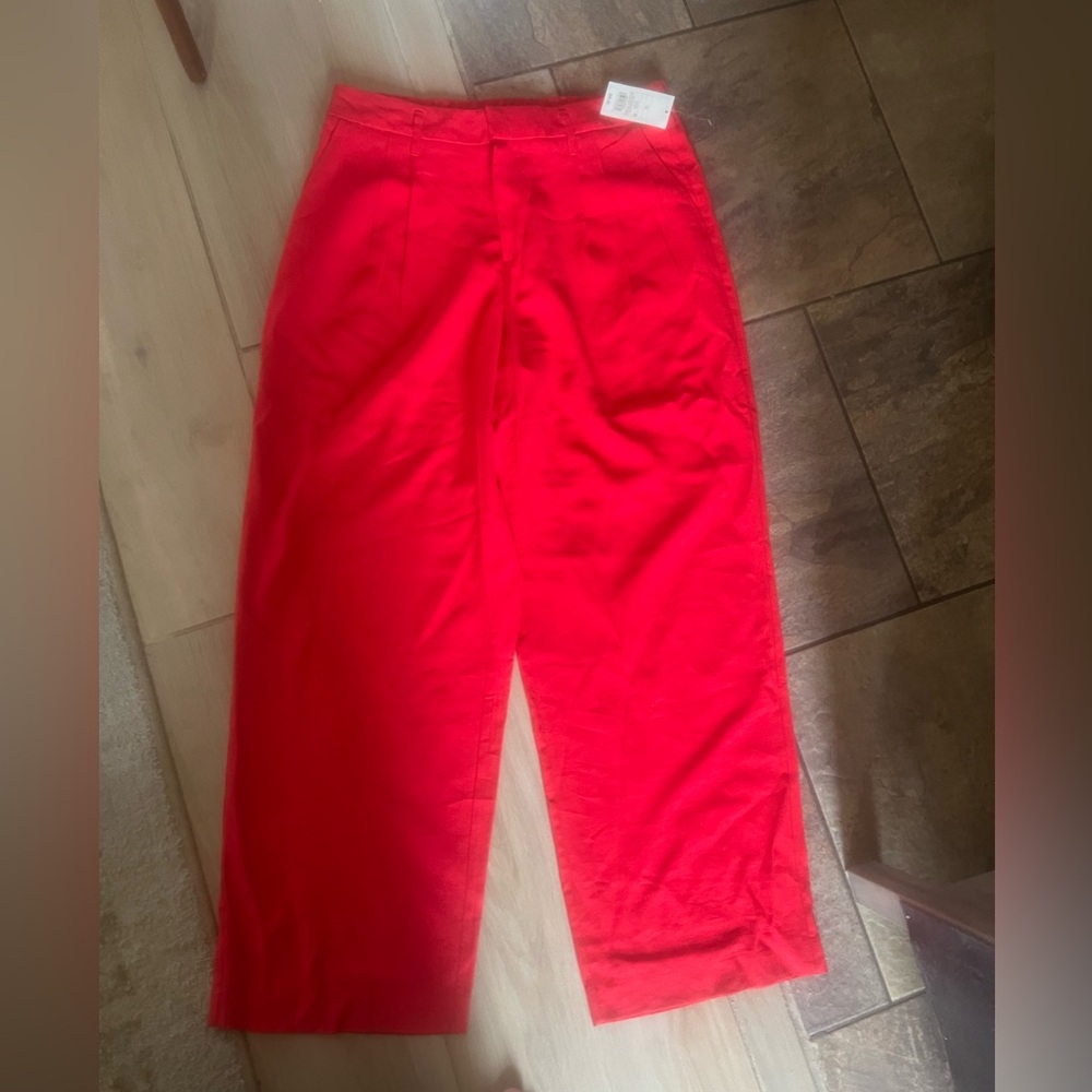 A new day Red Wide Leg Pants